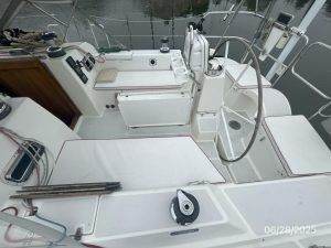 cockpit, Freedom 40, sailboat for sale