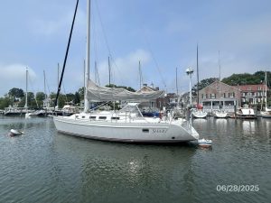 exterior, Freedom 40, sailboat for sale