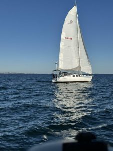 underway, Freedom 40, sailboat for sale