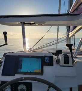 underway, Lagoon 380, catamaran for sale