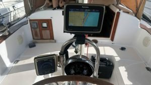 helm, Pearson 365 Ketch, sailboat for sale