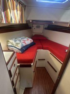 bed, Pearson 365 Ketch, sailboat for sale
