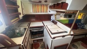 interior, Pearson 365 Ketch, sailboat for sale