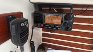 navigation station, Pearson 365 Ketch, sailboat for sale
