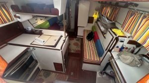salon, Pearson 365 Ketch, sailboat for sale