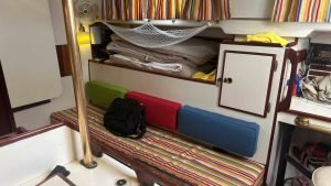 bed, Pearson 365 Ketch, sailboat for sale