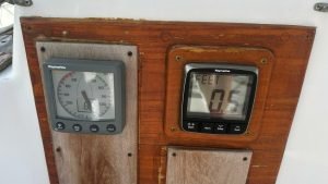 navigation station, Pearson 365 Ketch, sailboat for sale