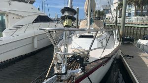 deck, Pearson 365 Ketch, sailboat for sale