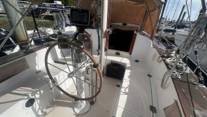 helm, Pearson 365 Ketch, sailboat for sale