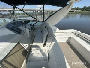 cockpit, Trojan 400, trawler for sale