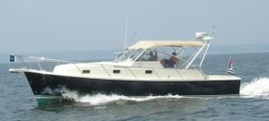 underway, Mainship 34, trawler for sale