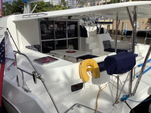cockpit, Leopard 44, catamaran for sale