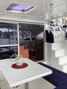 salon, Leopard 44, catamaran for sale