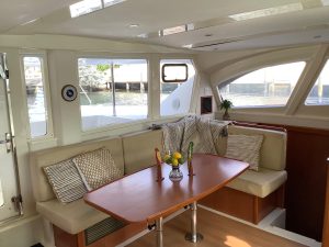 salon, Leopard 44, catamaran for sale