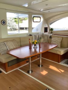 salon, Leopard 44, catamaran for sale