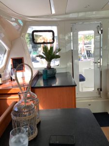 salon, Leopard 44, catamaran for sale