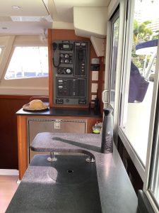 salon, Leopard 44, catamaran for sale