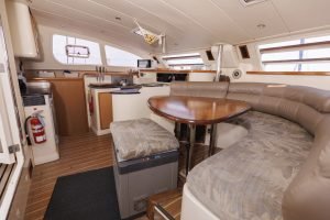 salon, Leopard 43, catamaran for sale