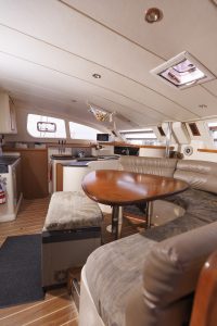 salon, Leopard 43, catamaran for sale
