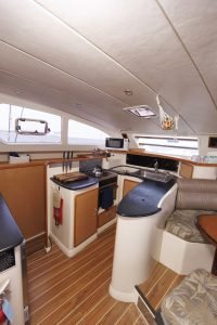 salon, Leopard 43, catamaran for sale