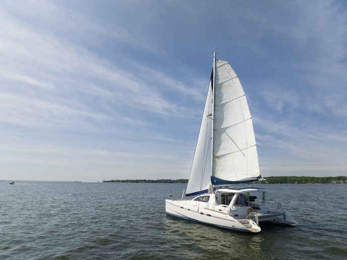 underway, Leopard 43, catamaran for sale