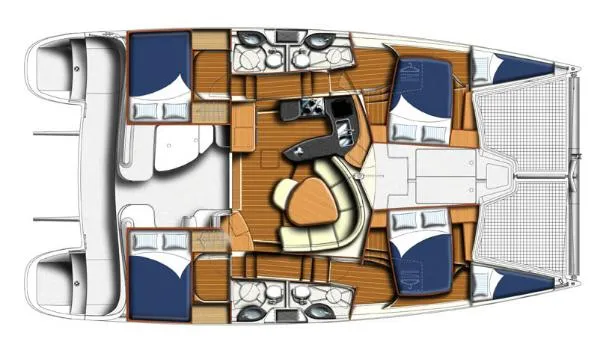 bath, Leopard 43, catamaran for sale