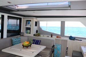 salon, Leopard 45, catamaran for sale