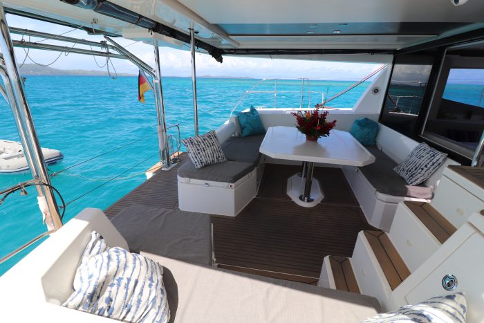 cockpit, Leopard 45, catamaran for sale