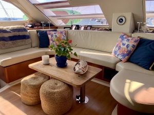 salon, Leopard 46, catamaran for sale