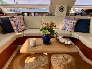 salon, Leopard 46, catamaran for sale