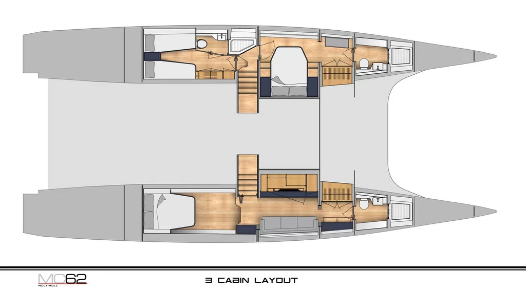 MC 62, catamaran for sale