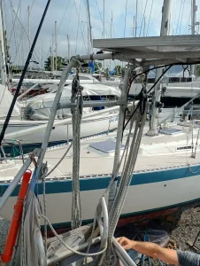 boatyard, Morgan 41 Out Island, sailboat for sale