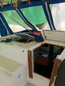 cockpit, Morgan 41 Out Island, sailboat for sale
