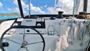 helm, Lagoon 42, catamaran for sale