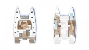 diagram, Lagoon 42, catamaran for sale