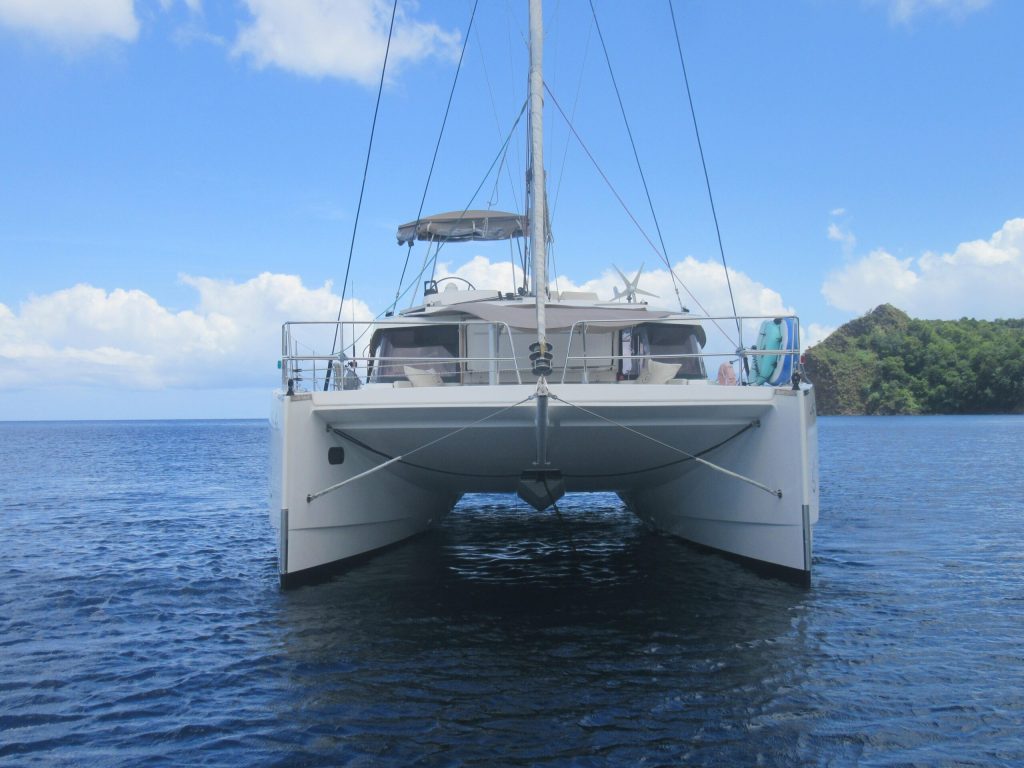 Bali 4.1 Lady Ana helm station and solar arch