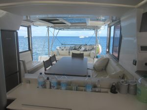 cockpit, Bali 4.1, catamaran for sale