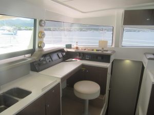 navigation station, Bali 4.1, catamaran for sale