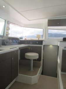 navigation station, Bali 4.1, catamaran for sale