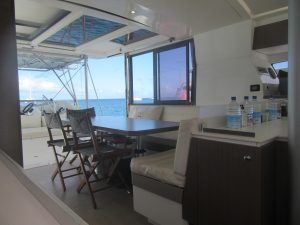 cockpit, Bali 4.1, catamaran for sale
