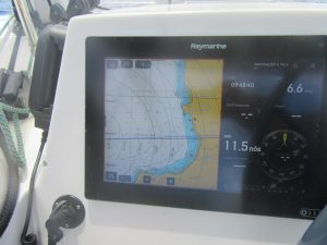 navigation station, Bali 4.1, catamaran for sale