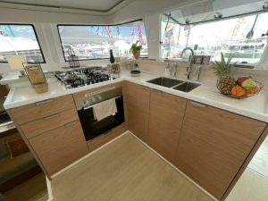 interior, Bali 4.4, catamaran for sale
