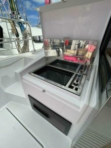 cockpit, Bali 4.4, catamaran for sale