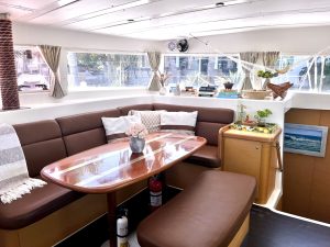 salon, Lagoon 420, catamaran for sale