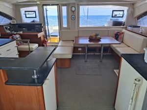 salon, Leopard 48, catamaran for sale