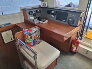 navigation station, Leopard 48, catamaran for sale