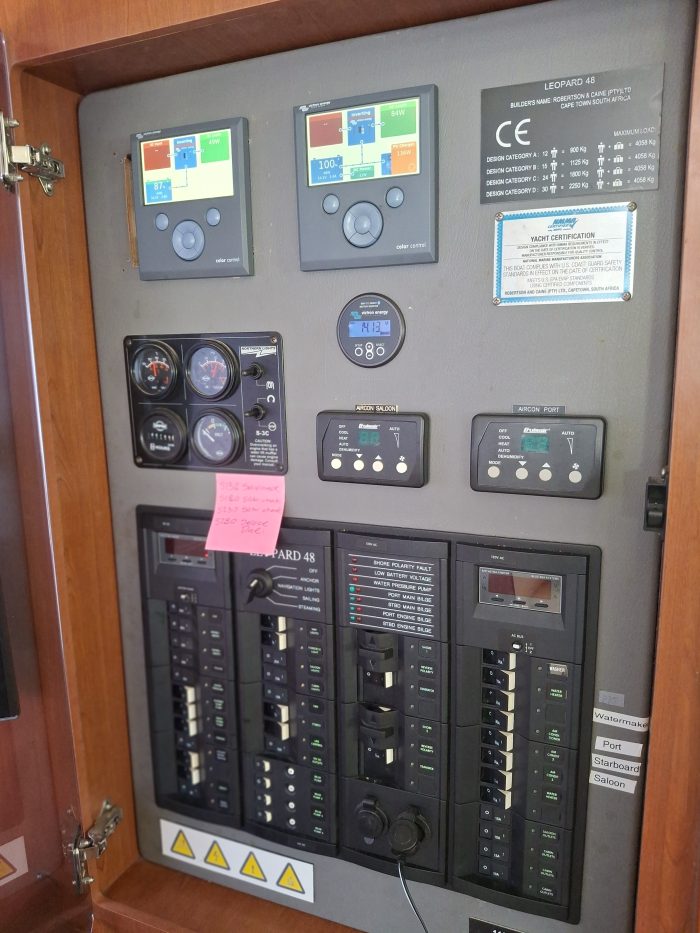 electrical, Leopard 48, catamaran for sale