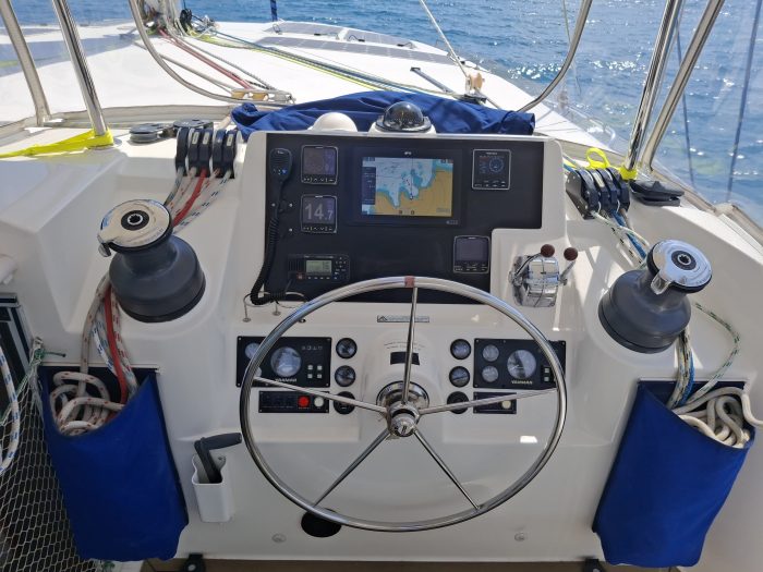 helm, Leopard 48, catamaran for sale