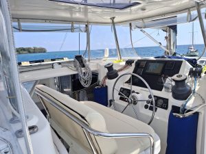 cockpit, Leopard 48, catamaran for sale