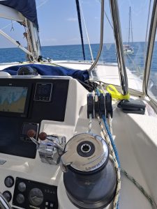 helm, Leopard 48, catamaran for sale